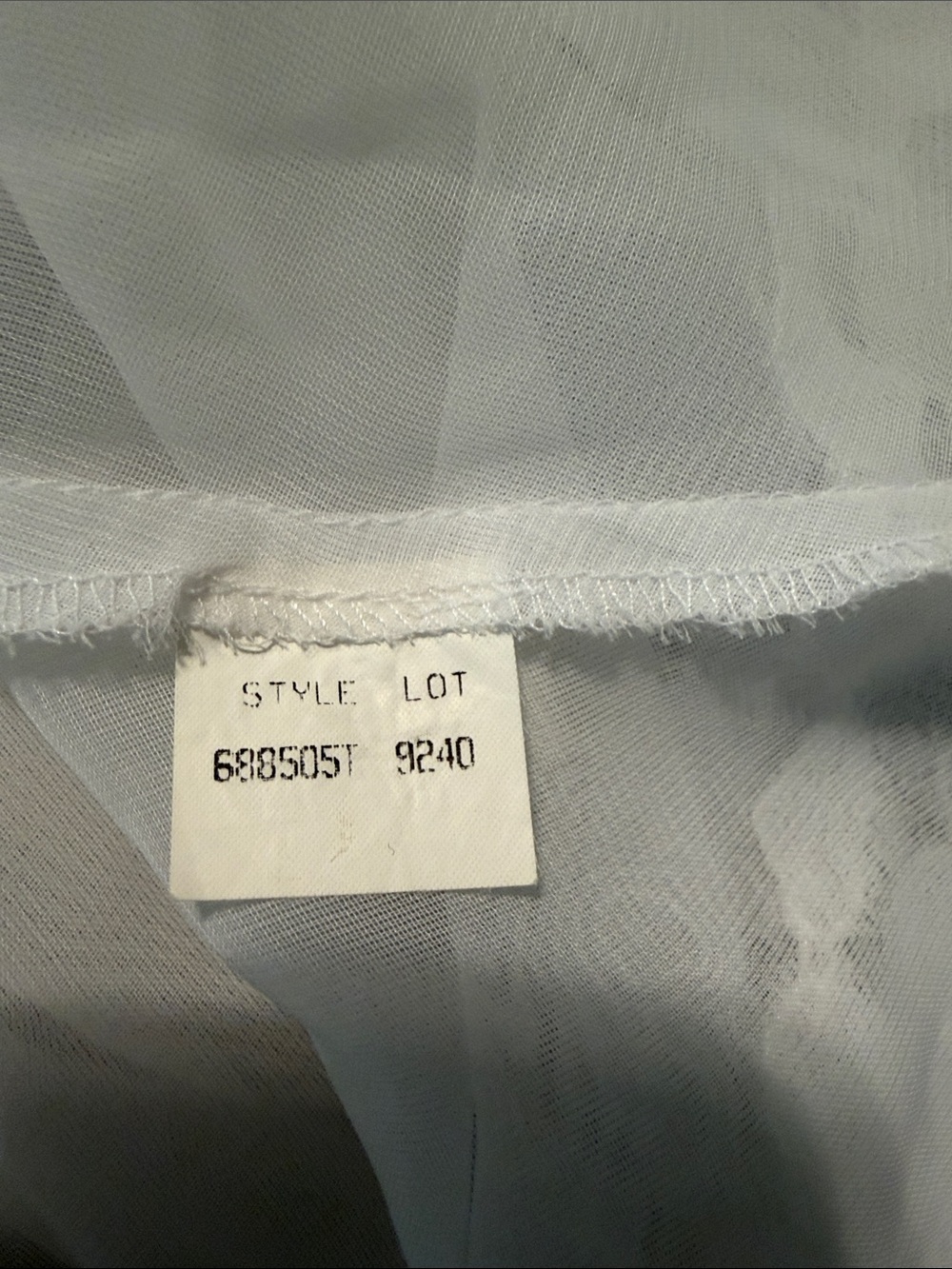 Oscar de la Renta Pink Label White Slip with Pink Logo - Picture 3 of 12